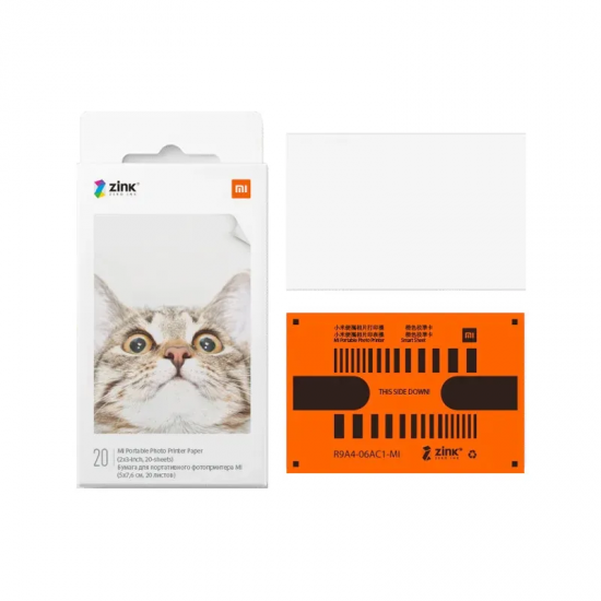 Xiaomi Mi Portable Photo Printer Paper – 2×3-inch, 20 Sheets (26658)