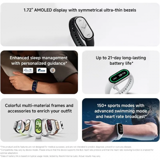 Xiaomi Smart Band 10 – Glacier Silver (63269)