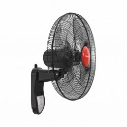 TORNADO Wall Fan 18 Inch 4 Blades Remote Black EPS-18R