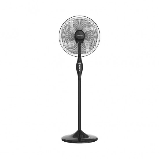 TORNADO Stand Fan 16 Inch 4 Blades Black TSF-16W