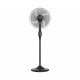 TORNADO Stand Fan 16 Inch 4 Blades Black TSF-16W