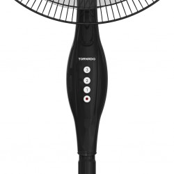 TORNADO Stand Fan 16 Inch 4 Blades Black TSF-16W