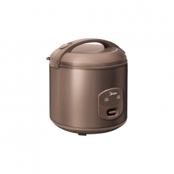 Midea 2.8L Rice Cooker with Plastic Lid - Brown