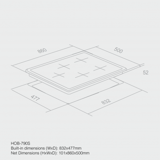 Haier 90cm built-in bundle — chimney hood, 5-burner gas hob, and multifunction oven