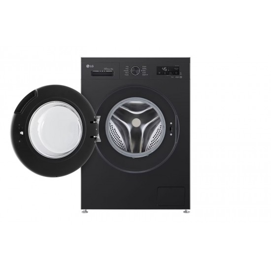 LG Washing Machine Tempered Glass Door 1400 RPM LG ThinQ™ Inverter Direct Drive™ 6 Motion™ Tub Clean™