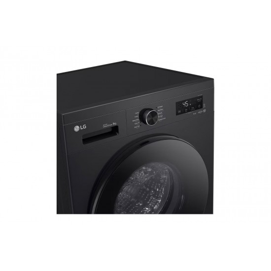 LG Washing Machine Tempered Glass Door 1400 RPM LG ThinQ™ Inverter Direct Drive™ 6 Motion™ Tub Clean™