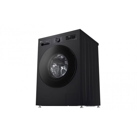 LG Washing Machine Tempered Glass Door 1400 RPM LG ThinQ™ Inverter Direct Drive™ 6 Motion™ Tub Clean™