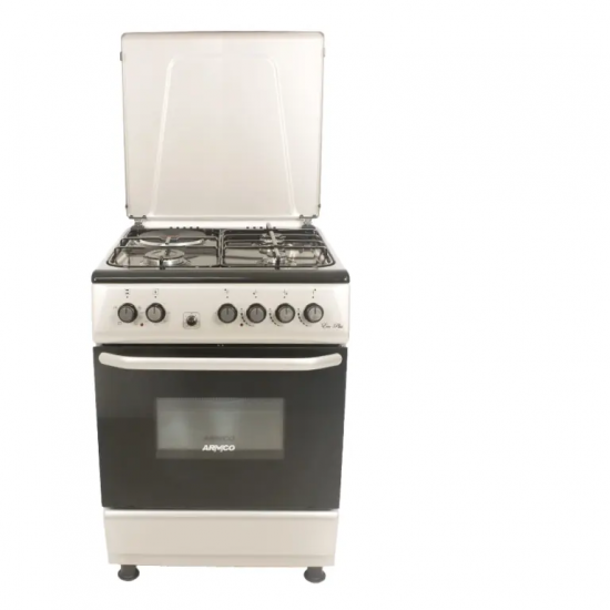 GC-F6631PX(SL) – 3Gas+1Electric, 60X60 Oven+Grill, Button ignition, Mechanical Timer, Silver.