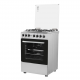 Armco Free-standing Cooker 3 Multi-gas Burners + 1Electric (180mm-2000W RAPID Plate), 60X60 Oven+Grill GC-F6631QX2(SS)