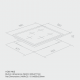 Haier 5 Burners 90cm Built-in Cooker Hob HOB-M95CT2X
