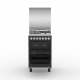 Haier 3 Gas + 1 Electric 60×60 Cooker with Electric Oven, Black – HRE6313CDRMB