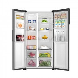 Haier 527L SBS Fridge Sunlight Steel HRF-668SS(KE), Inverter/No Frost