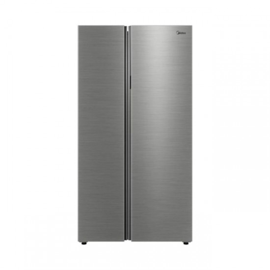 Midea Refrigerator Side by Side Space Master, 700L, Crystal Silver