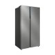 Midea Refrigerator Side by Side Space Master, 700L, Crystal Silver