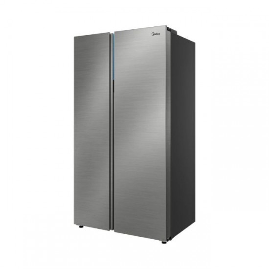 Midea Refrigerator Side by Side Space Master, 700L, Crystal Silver