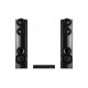 LG Dual tower speaker system with 1000W sound