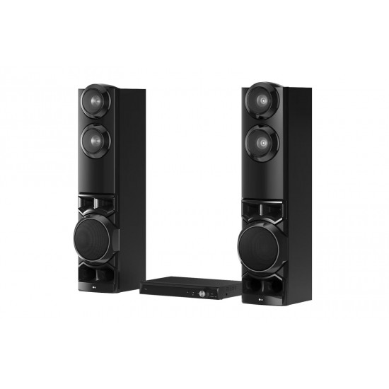 LG Dual tower speaker system with 1250W sound