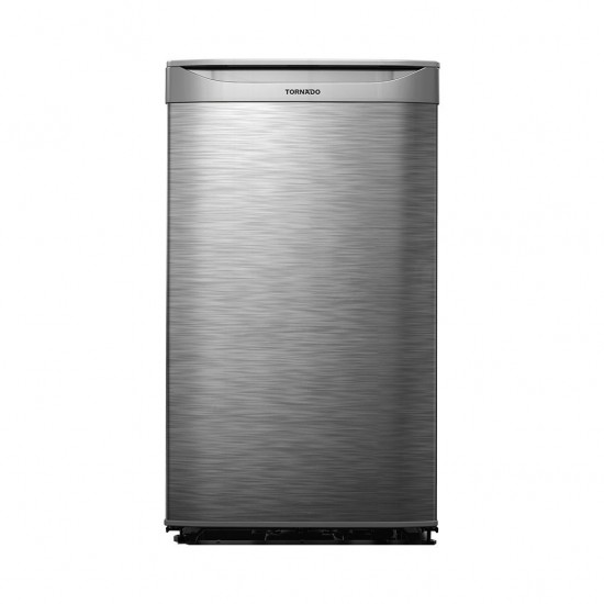 TORNADO Refrigerator Defrost 100 Liter Mini Bar Silver MBR-AR100-S