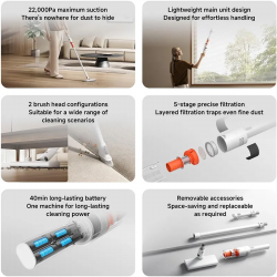 Xiaomi Cordless Vacuum Cleaner P30 – White (70548)