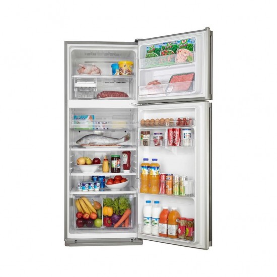 SHARP Refrigerator No Frost 396 Liter Silver SJ-48C(SL)
