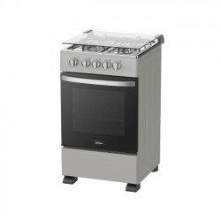 Midea 50*60 3G + 1E cooker, electric oven - Silver