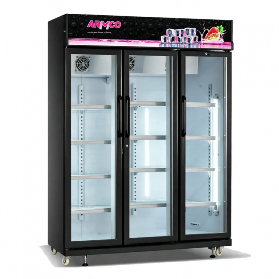 Armco Glass door, No Frost Refrigerator, 1140L, 3 door, Double Layer Vacuum Glass ASC-1140