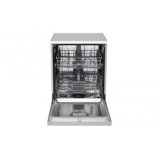 LG QuadWash™ Dishwasher, 14 Place Settings, EasyRack™ Plus, Inverter Direct Drive, Platinum Silver color