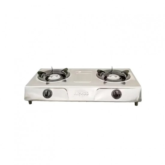 Armco Tabletop – 2 Burner Tabletop Gas Cooker, Slim Compact, Auto ignition, 2M pipe GC-7200P3