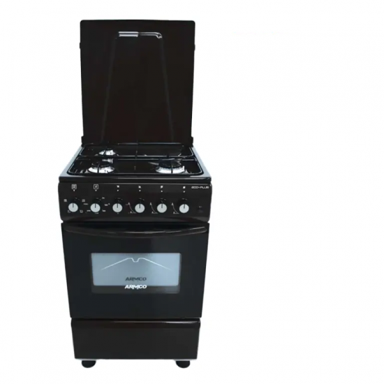 Armco Free-Standing Cooker GC-F5531PX(BK) – 3Gas + 1Electric, Static Electric Oven/Grill 50X50