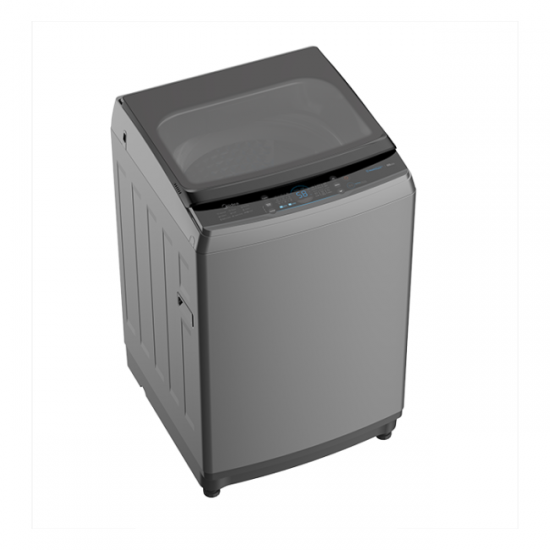 Midea 8Kg Top Washer With Metal Body With Soft Close Glass Cover And Turbo - Grey