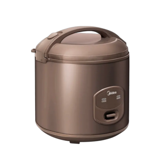 Midea Rice Cooker with Plastic Lid 1L - Brown