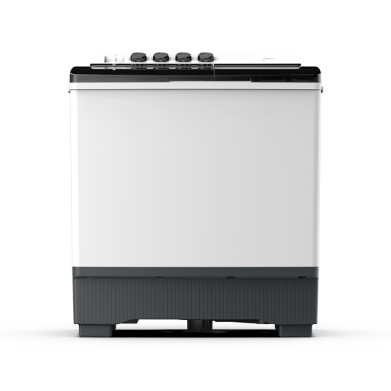 Midea 10Kg Twin Tub Washer With Dual Pulsator, Big Knob, Anti Rust