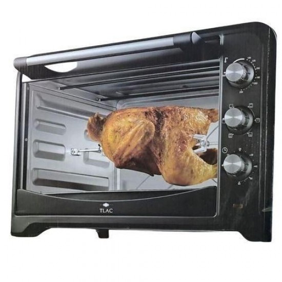 TLAC Electric Oven Conventional 60LT 2200W 6 Stage Switch Heating Selection.