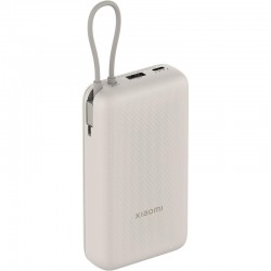 Xiaomi Power Bank 33W 20,000 mAh with Intergrated USB-C Cable – Tan (57865)