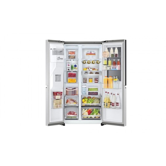 LG Net 635(L) InstaView Door-in-Door™ Fridge: GC-X257CSES