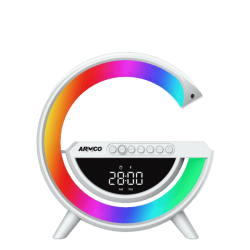 Bedside Bluetooth Speaker with Wireless Phone Charging: AHT-PS10WC