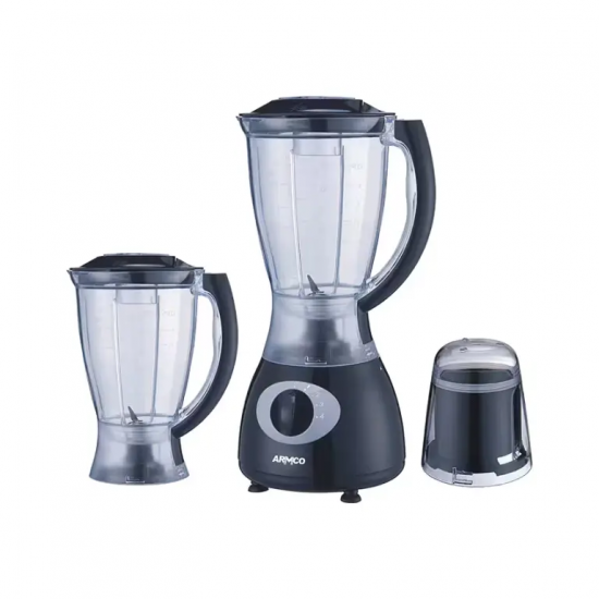 ABL-395ECO-1.5L, 3 In 1, 4 speed with Pulse Blender Black and Silver.