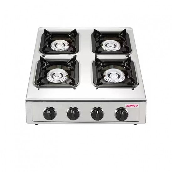 GC-8440P2 – Tabletop, 4 Burner, Stainless Steel Body, Free 2m pipe.