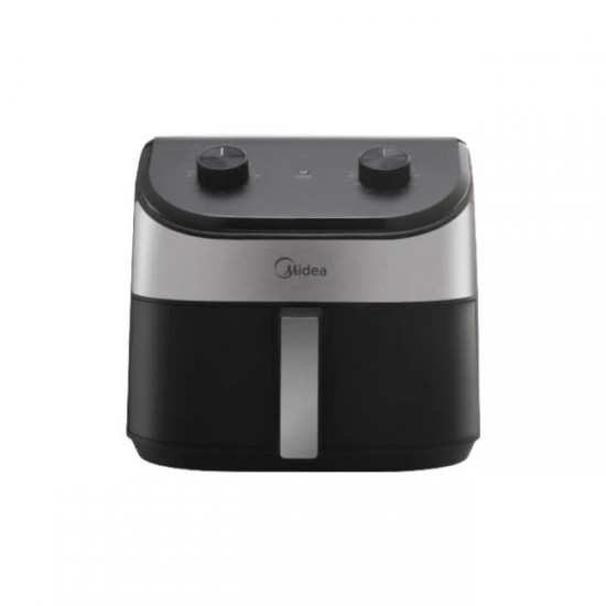 Midea Non Stick 4.7L Manual Air Fryer-1500W - Black