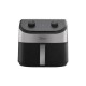 Midea Non Stick 4.7L Manual Air Fryer-1500W - Black