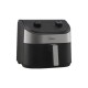 Midea Non Stick 4.7L Manual Air Fryer-1500W - Black