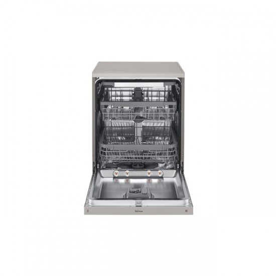 LG New QuadWash Steam Dishwasher Platinum Silver Color