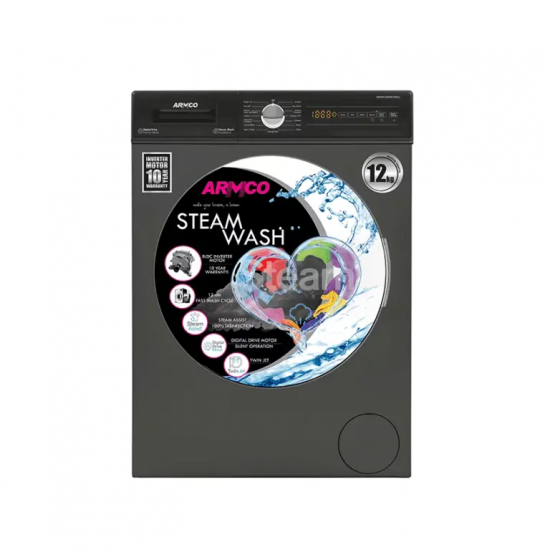 Armco 12KG, 69L, Fully Automatic Washing Machine: AWM-FL1200VE-ST(SL)