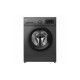 LG F4J3TYG6J Front Load Washing Machine, 8KG - Black