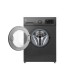 LG F4J3TYG6J Front Load Washing Machine, 8KG - Black