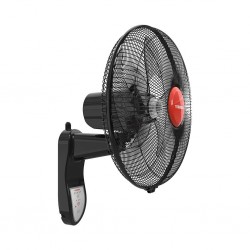 TORNADO Wall Fan 16 Inch 4 Blades Remote Black EPS-16R