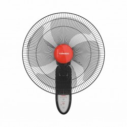 TORNADO Wall Fan 18 Inch 4 Blades Remote Black EPS-18R