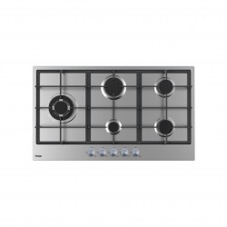 Haier 90cm built-in bundle — chimney hood, 5-burner gas hob, and multifunction oven