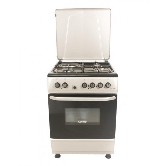 Armco 3 Gas 1 Electric Gas Cooker GC-F6631PX(SL)
