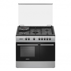 Armco Free-standing cooker GC-F9641FBT3(SL) 60cm X 90cm, 4Gas(1 Wok Sabaf Burner + 1 Small + 2 Medium Sabaf Burners) +1 Electric